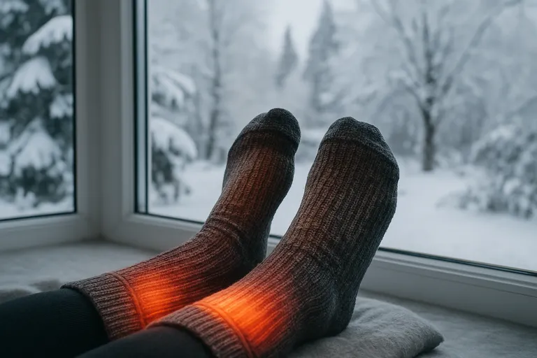 Beheizte Socken: immer warme Füße – selbst an eiskalten Tagen